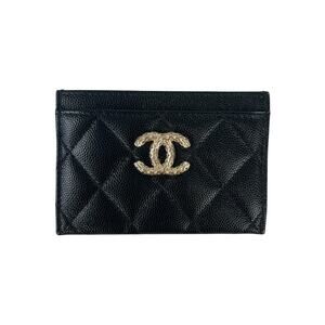 Chanel CC Matelasse Caviar Leather Card Holder